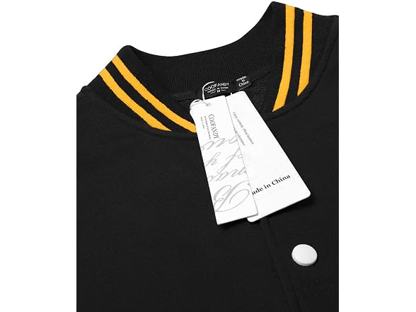 Coofandy Men (L) Fashion Varsity Jacket Jackets