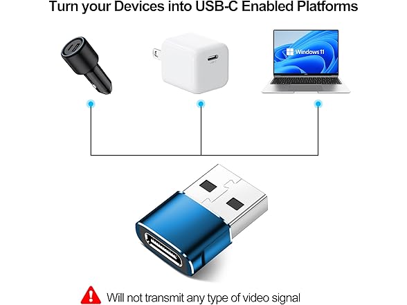 toaksi USB to USB C Adapter