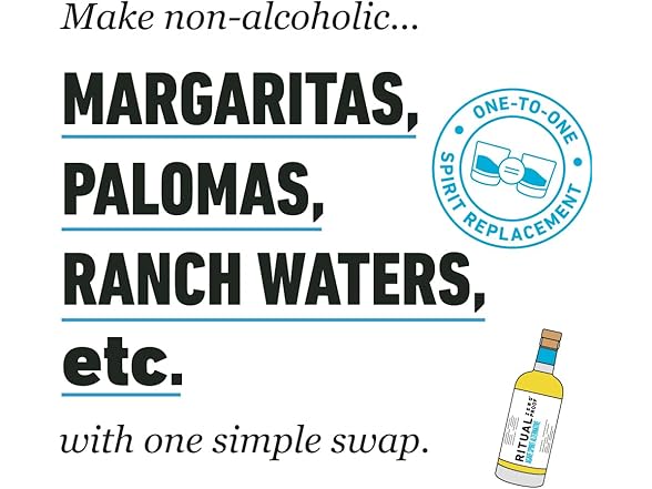 1CT RITUAL ZERO PROOF Agave Spirit Alternative