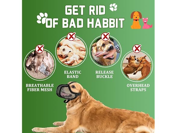 Dog Muzzle Basket Soft Dog Muzzle for Small