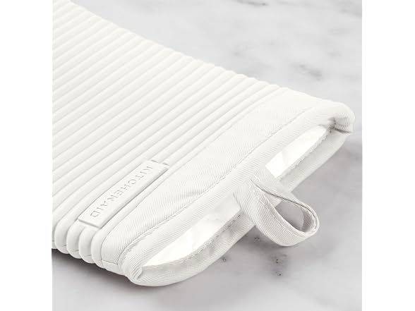KITCHENAID Soft Silicone Oven Mitt 2-Pack, Smoked Porcelain