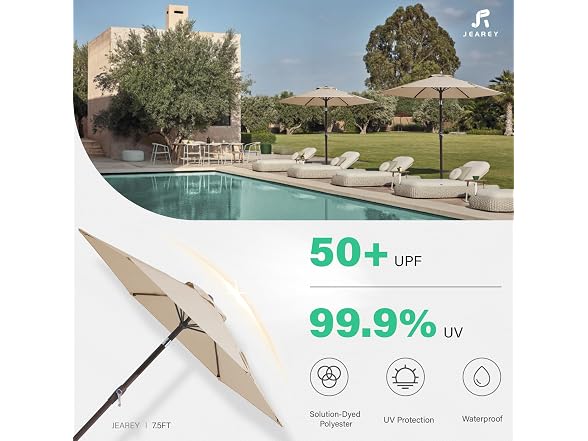 JEAREY Outdoor Patio Umbrella