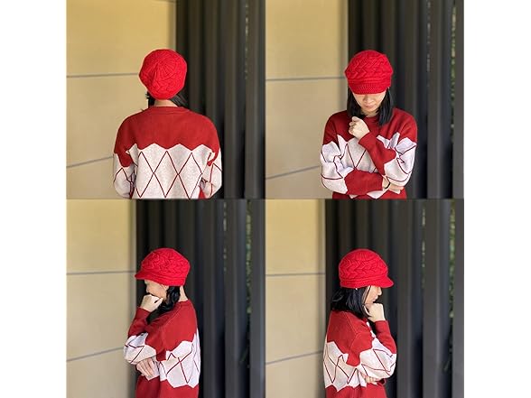 SYAYA Womens Winter Hat with Brim