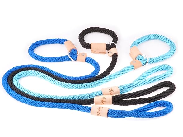 Alvalley Rope Dog Leashes with Stopper