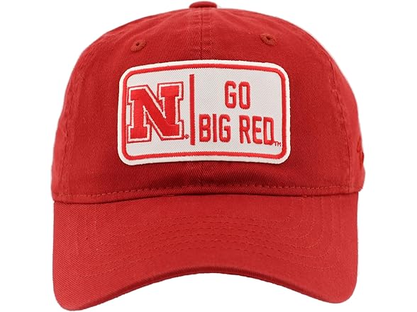 HUSKERS Hat Scholarship Patch Team Color