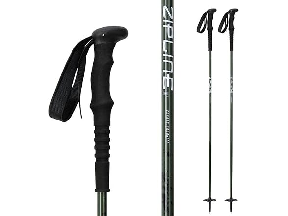 Zipline Ski Ski Poles Graphite Carbon Composite i