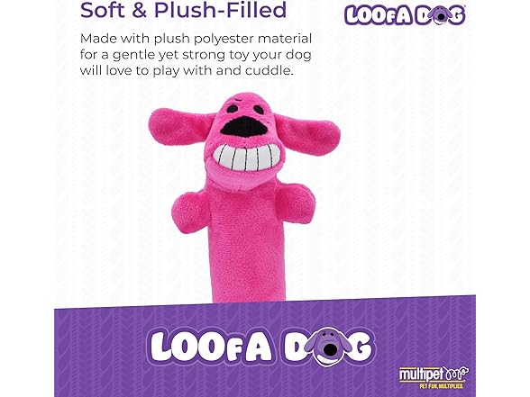 Multipet Original Loofa Dog Plush Toy