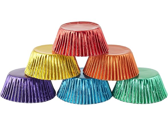 Wilton 72 Count Rainbow Cupcake Liners