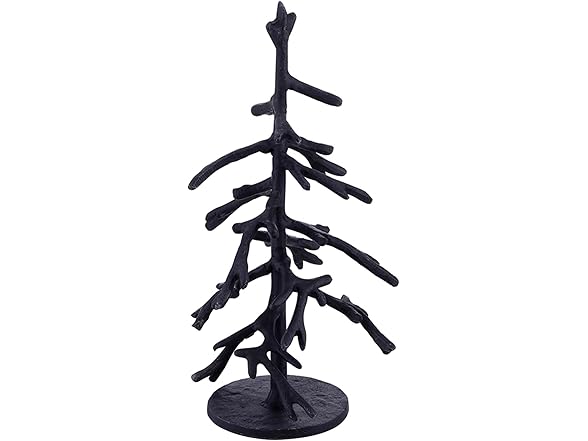 Metal Twig Tree Sculptures for Mantle or Tabletop, Set of 2