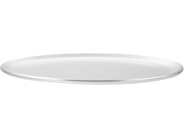 Restaurantware Aluminum Coupe Pizza Pan, 9 In, 12 Pack
