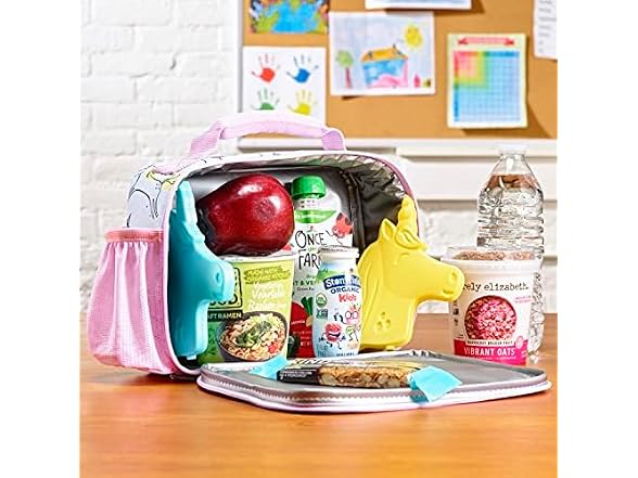 Fit & Fresh Cool Coolers Reusable Kids Lunch Box Ice Packs, 8pk