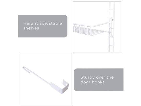 Smart Design Over The Door Organizer Rack