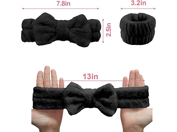 LIEWEILS Makeup headband,spa Headband