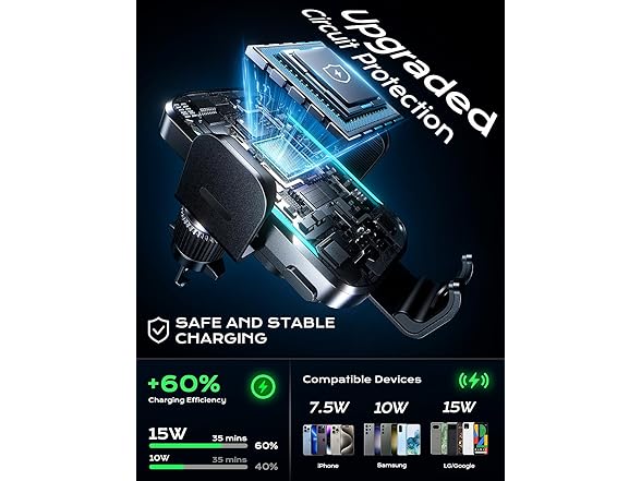 CHGeek 15W Wireless Car Charger