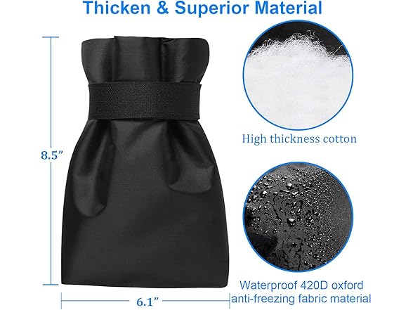 Anti Freeze Outdoor Faucet Covers 4PK