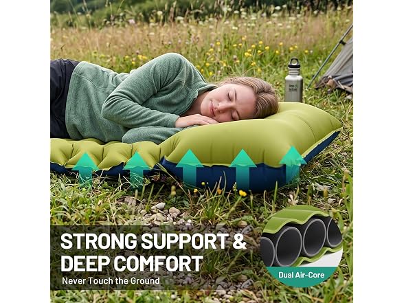 Overmont Inflatable Camping Sleeping Pad