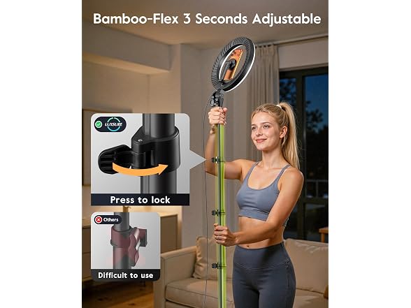Upgrade Tripod Ring Light Stand