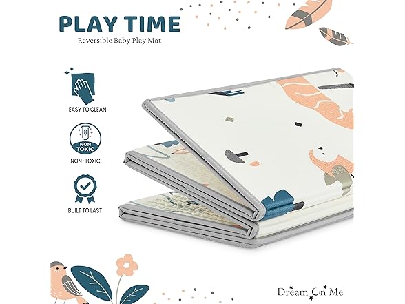 Dream On Me Reversible Baby Play Mat