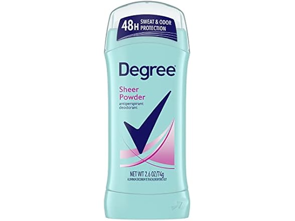 Degree Sheer Powder Deodorant, 2.6oz