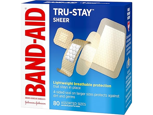 Band-Aid Brand Tru-Stay Bandages