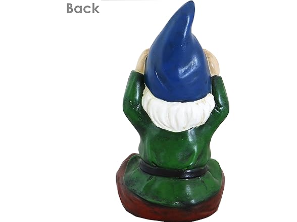 Sunnydaze Sage The Yoga Garden Gnome Statue 11"