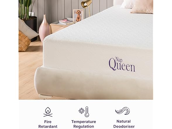 NapQueen 6 Inch Cooling Gel Twin Size Medium