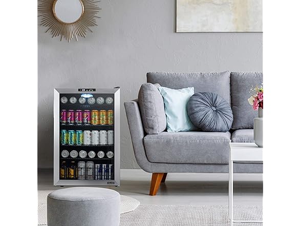Newair Beverage Fridge w/Split Shelf - 160 Cans