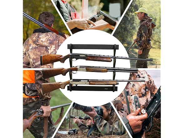 Rush Creek Creations | Wall-Mounted 3-Gun Storage Rack 