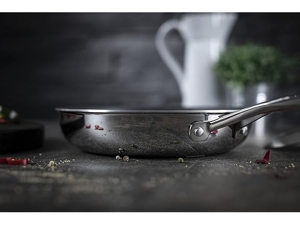 Kuhn Rikon Induction Frying Pan, 8 inch/20 cm, Silver