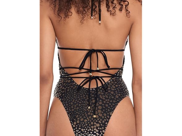 Steve Madden Women Strappy Cutout One Swimsuit - Gallery 5