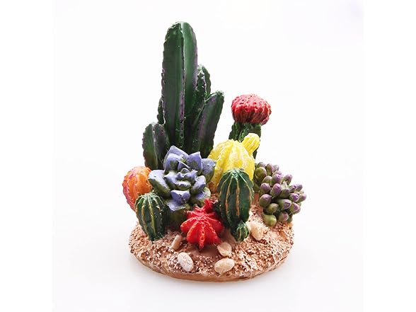 Succulents Cactus Plant Fish Tank Decoration