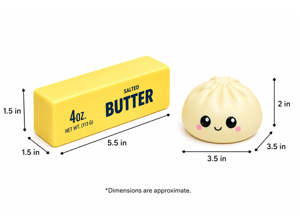 Squishy Dumpling + Butter Combo Pack