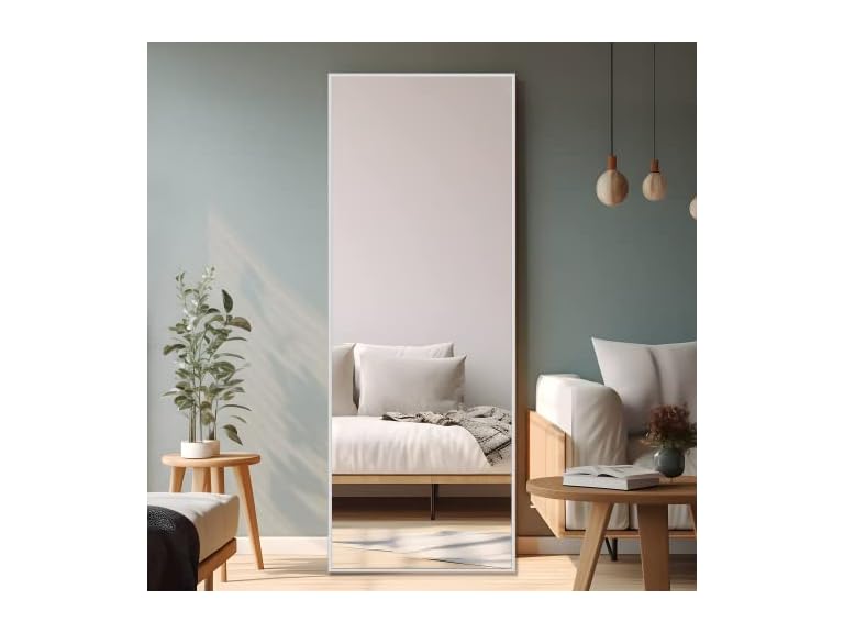 NeuType Full Length Mirror Floor Mirror with Standing Holder