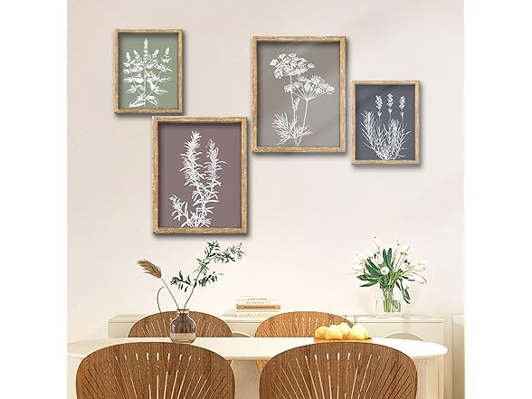 Boho Wall Art Set of 4