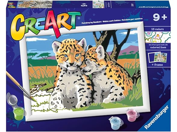 Ravensburger Safari Friends Paint by Numbers Kit