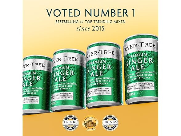 8PK Fever-Tree Ginger Ale – Premium Mixer