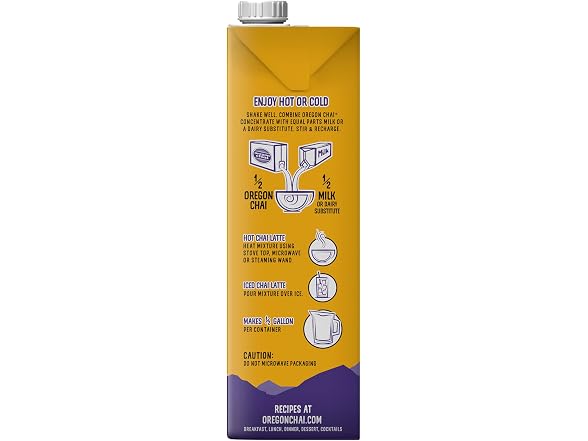6PK Oregon Chai Original Chai Concentrate