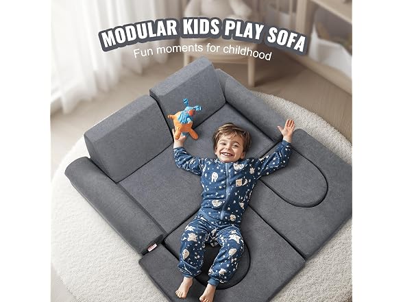 VEVOR Kids Couch, 10Pcs Modular Kids