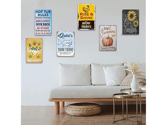 MeowPrint Chicken Decor Rise&Shine Sign