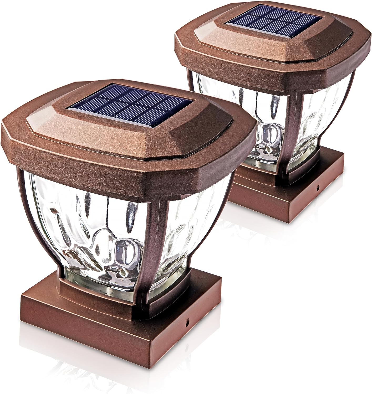 Home Zone Security 2PK Solar Post Cap Light- Choose Color - Gallery 12