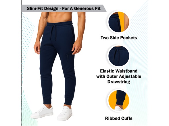 3Pk Mens Tech Fleece Jogger Pants (S-3XL)