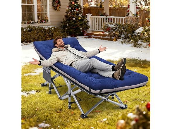 Fragess Camping Cot with Cushion Pillow