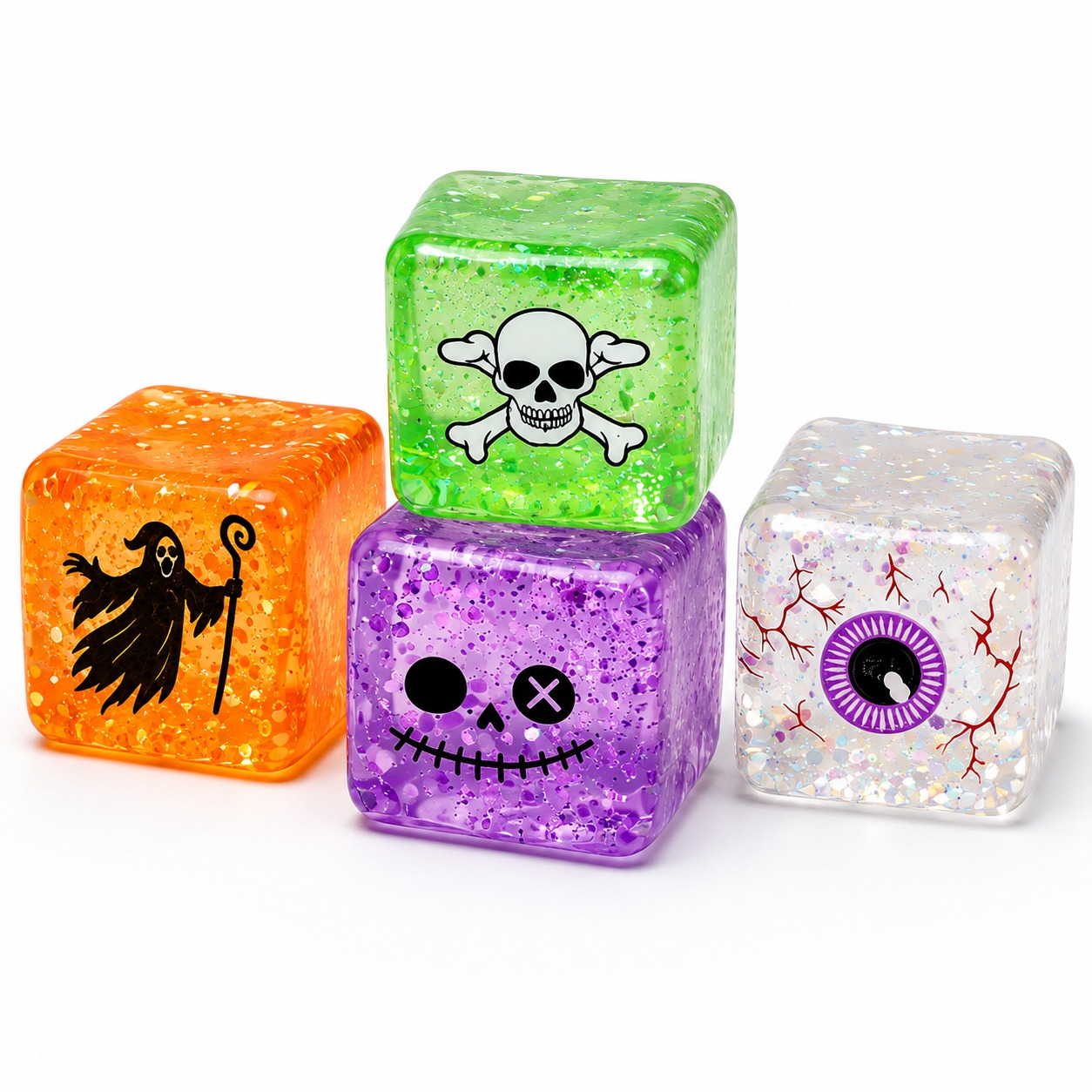 Halloween Jelly Cube Squishy 2-Pack Mystery Set - Gallery 15