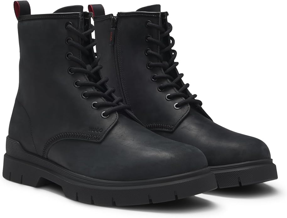 HUGO Ryan Smooth Leather Lace Up Boot - Gallery 4