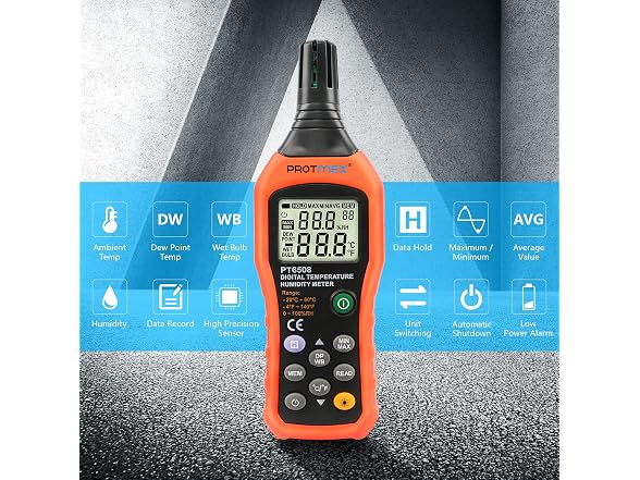 Protmex Temperature Humidity Meter