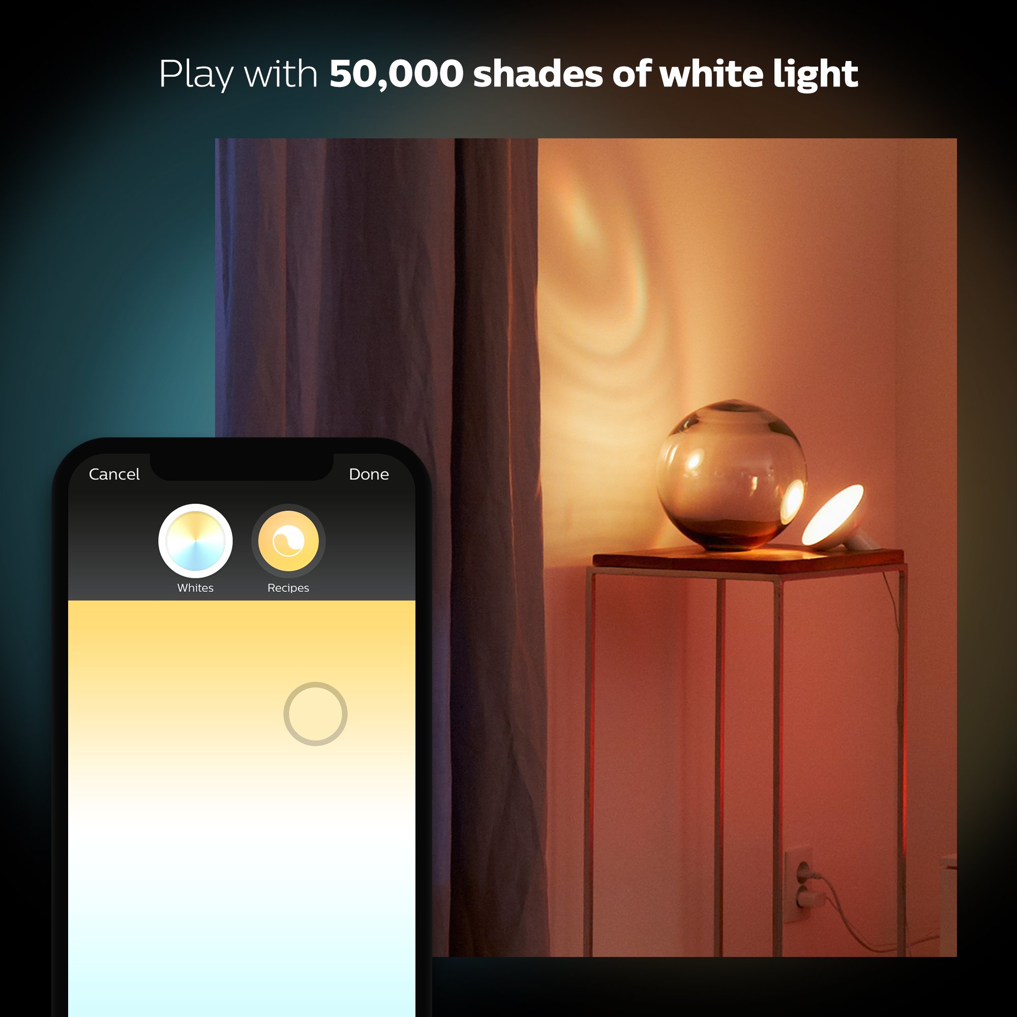 Philips Hue Bloom White/Color Smart Lamp - Gallery 27