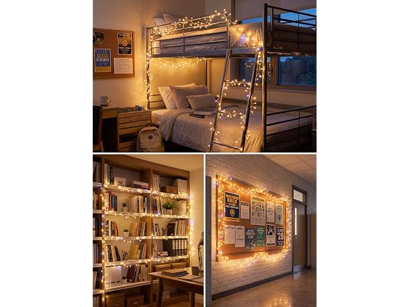SmartDawn Fairy Lights Plug in 200-LED