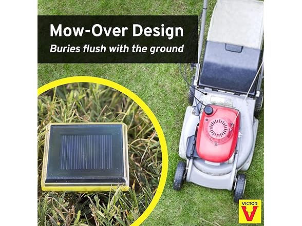 Victor M9014 Solar Powered Sonic Spike- Mole Deterrent