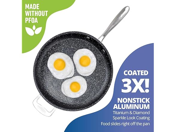 Granitestone 14 Inch Large Non stick