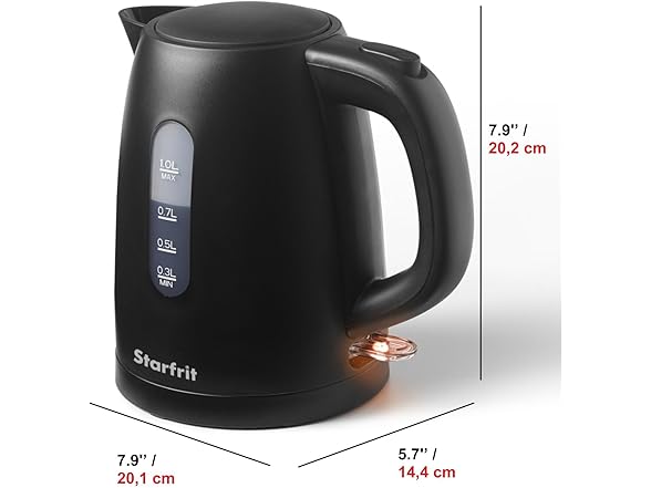 (NEW) StarFrit Alston Electric Plastic Kettle